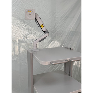 Chariot d'endoscopie Xinsheng 50x50x120cm en alliage d'aluminium, support mobile multi-niveaux pour scanner dentaire - Product Image 3
