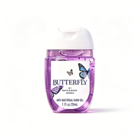 Gel désinfectant pour les mains miniature personnalisé, format voyage, à base d'alcool, parfumé aux fleurs et aux fruits, pour femmes, fournisseur en gros