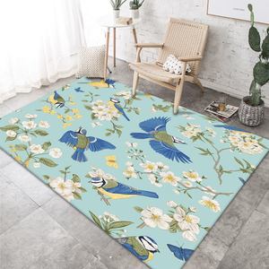 OEM Compuesto Poliéster Hogar Alfombra Floral Adolescentes Sala Comedor Salón Piso Mínimo 1 Pieza Directo China Proveedor - Product Image 1