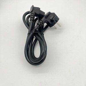 Cable de alimentación ENEC KEMA Euro Schuko negro de 1m con ángulo recto C13 de 3G * 1, 5 mm2 - Product Image 4