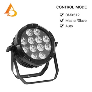 AICPOSE - Foco LED Inalámbrico de 12 x 18 W con Batería, Resistente al Agua, RGBWA UV 6 en 1, DMX, para Exteriores - Product Image 3