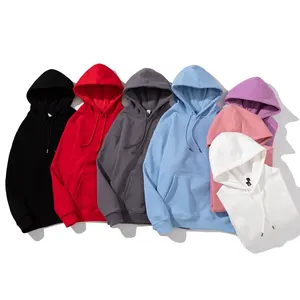 Felpa Bulk Pullover maschile manica lunga uomo semplici felpe con cappuccio