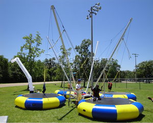 Parque evento juego transfolin de inflables mas saltante infantil bungee 4 <span class=keywords><strong>persona</strong></span> en venta - Product Image 6