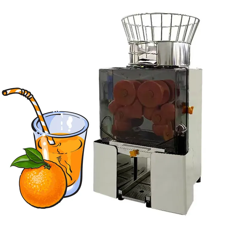 Espremedor comercial de suco de laranja 50-80mm, 20 unidades/min