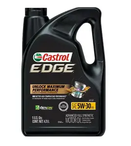 Óleo de motor sintético de alta qualidade EDGE 5W-30 Óleo de motor para carros com motor a gasolina e diesel 5 quartos/4,73L