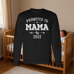 T-shirt à manches longues pour les nouvelles mamans, annonce de grossesse, promotion 2022 - Product Image 3