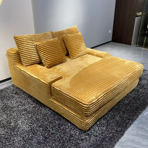 Wholesale Modern Square Velvet Living Room Furniture <strong>Sofa</strong> Compressed Couch <strong>Bed</strong> <strong>Sectional</strong> Foam <strong>Sofa</strong> - Product Image 4