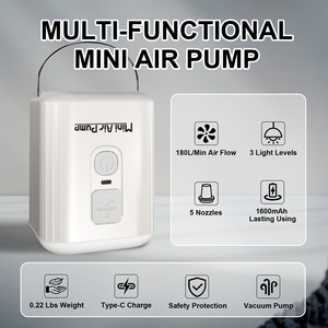 Multifunctional Portable <strong>air</strong> <strong>Pump</strong> Mini with Camping Light Electric <strong>Air</strong> <strong>Pump</strong> for Inflatables Outdoor Tent - Product Image 5