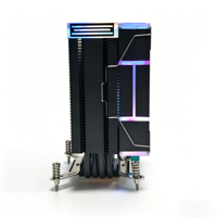 120mm 4 Heatpipe CPU Cooler for LGA1700/1851&AMD AM5 ARGB Fan PWM High Performance Air Cooler