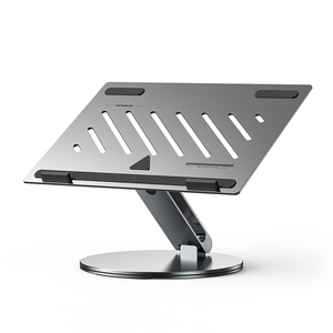 Soporte de acero al carbono de aluminio ajustable Original de fábrica Soporte plegable Elevador de altura para computadora portátil Tablet PC Características Original - Product Image 1
