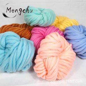 <span class=keywords><strong>Couverture</strong></span> <span class=keywords><strong>Crochet</strong></span> gros noyau tricoté à la main, avec fil, Super épais, tricotée à la main, chapeau, vente en gros, g - Product Image 3