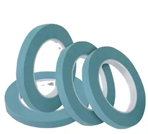 Süper ince küçük genişlik 1mm 2mm 3mm mavi ince çizgi PVC otomotiv boyama için maskeleme bandı kask renk ayırma