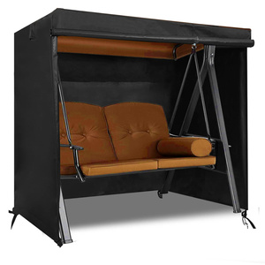 बेलैंड यूव प्रतिरोधी स्विंग कैनोपी कवर 3 ट्रिपल सीटर हैममॉक कवर आउटडोर फर्नीचर स्विंग चेयर कवर - Product Image 1