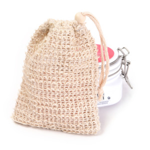 Sac à Savon Exfoliant en Sisal et Coton Écologique avec Étiquette Personnalisée pour Usage Personnel en Salle de Bain – Vente en Gros - Product Image 4