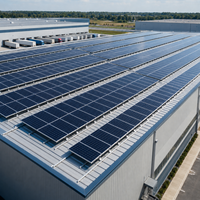 Système de montage rapide pour panneaux solaires en aluminium anodisé pour toiture métallique, résistant aux vents, vente en gros depuis Xiamen
