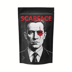 Sacs en Mylar noirs personnalisés, anti-odeurs, 3,5 g, résistants aux enfants, à fond plat, de qualité alimentaire, refermables, pour bonbons et gommes - Product Image 2