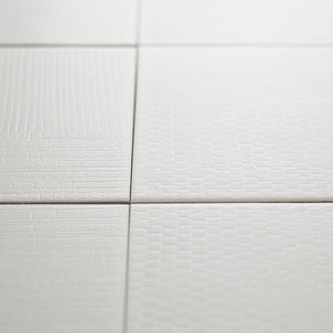 Piastrella Icona Bianca 15x23 cm 8 mm Testurizzata Opaca con Bordi Irregolari - Product Image 5
