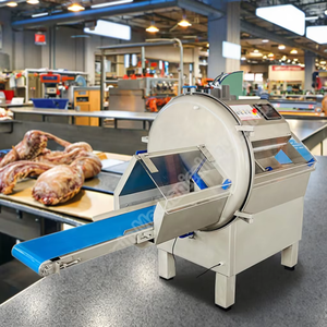 Trancheuse à viande industrielle pour saucisses, bacon, boeuf, <span class=keywords><strong>steak</strong></span>, viande congelée professionnelle - Product Image 4