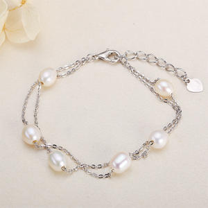 Women's 18K Gold Copper Plated Starry Sky <b>Inspired</b> Freshwater Pearl <b>Bracelet</b> Light Luxury Fine Chain Link Nuclear Free - Product Image 1
