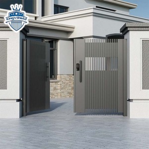 Einfaches Hauptdesign für Hausgrills mit Doppelschwingtür aus Aluminium für kleine Villen - Product Image 5