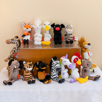 Porte-clés animal en peluche mignon à longues pattes, jouet en peluche doux, breloque de sac, pendentif pour la vente en gros aux détaillants de cadeaux et sur le marché de la revente