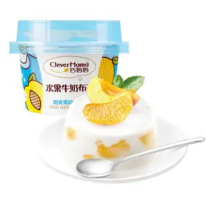 Clever Mama 85g Atacado Sortidas Pudim De Geleia De Frutas Halal Pudim De Geleia Zero Gelatina Pudim De Iogurte