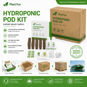Kit de Recharge Personnalisé pour Culture Hydroponique Intérieure de <span class=keywords><strong>Basilic</strong></span> Thaï – 8 Capsules Biodégradables, Éponges Respirantes, Paniers, Dômes et Étiquettes - Product Image 5