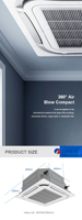 Gree GMV6 Inverter VRF/VRV System Nouvelle climatisation industrielle multi-split pour hôtels avec compresseur comme composant principal