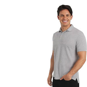 Polos OEM al por mayor, polos de golf de color sólido, polos de golf con cuello tipo blade personalizados con mangas cortas para hombre - Product Image 5