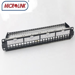 Pannello di connessione Krone da 19 pollici con 24 porte <span class=keywords><strong>Cat</strong></span> <span class=keywords><strong>6a</strong></span> FTP UTP STP, pannello <span class=keywords><strong>patch</strong></span> vuoto con sportello antipolvere - Product Image 6