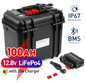 Versione Wireless lifepo4 12V 100Ah 240Ah 280Ah batteria solare ricaricabile per sistema solare/RV/barche/Marine - Product Image 2