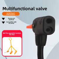 Adaptateur multifonctionnel pour buse de pompe à vélo, compatible avec les valves Schrader françaises/américaines - Buses de gonflage multifonctionnelles