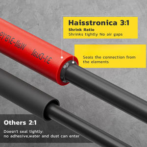 Kit de Terminales de Cable de Cobre, 76 Piezas, AWG6 4 2, Conector de Cable de Batería con Tubo Termocontraíble de 31 mm, Terminal Prensado en Frío - Product Image 5