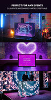 Mesa de Escritorio Portátil con Pantalla LED para Video Wall Interior P1.25 P1.538 P1.86 P2 P2.5, Cabina de DJ para Discoteca y Bar