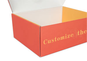 תיבת דואר מתנה בגודל מותאם אישית צבע לוגו צבע תיבת משלוח קרטון עבור נעלי בגדים - Product Image 3