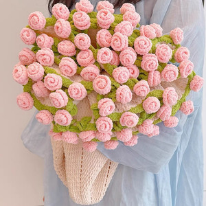 Bojay Bán Lẻ Và Bán Buôn Crochet Hoa Chăn 60Cm Chiều Rộng, Thanh Lịch Hoa Mô Hình Handmade Chăn Cho Quà Tặng - Product Image 2