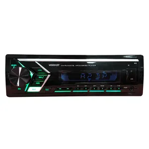 Tek Din araba Stereo araba MP3 multimedya oynatıcı USB/SD/AUX giriş araba ses BT ve eller arama