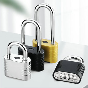 Combination Padlock Alloy Steel Rectangular Waterproof Ip65 Single Lever Locking For <b>Suitcases</b> Lockers Backpacks Gyms Homes - Product Image 1
