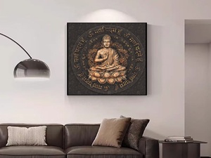 High Quality Home Decor Vintage Brown <strong>Buddha</strong> Statue <strong>Painting</strong> Religious Posters and Prints Modern Wall Art <strong>Paintings</strong> - Product Image 2