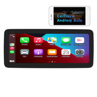 Reproductor de DVD para coche universal con pantalla táctil IPS, GPS, radio FM, entrada auxiliar, Carplay inalámbrico y Android Auto, radio para coche Android de 12.3 pulgadas