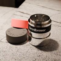 Ensemble de tamping pour café 58 mm avec tamper à percussion, anneau doseur et tasse - Outils de barista en acier inoxydable 304 pour la maison et le café