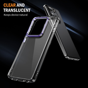 Coque de protection <span class=keywords><strong>transparente</strong></span> robuste en acrylique et TPU pour Motorola/Moto <span class=keywords><strong>G</strong></span> 5G 2025/2026 – Nouveau design – Vente en gros - Product Image 2