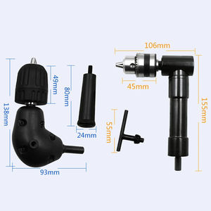 Taladro eléctrico de 90 grados, broca dobladora de ángulo recto, accesorio de extensión, taladro de ángulo de conversión, <span class=keywords><strong>mandril</strong></span> de tres garras - Product Image 6