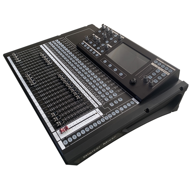 Sonido Profesional MARCO T24 24 Channel Digital Mixer Linux OS Built-In Compressor Wireless USB Connectivity 5-Band EQ Built-In