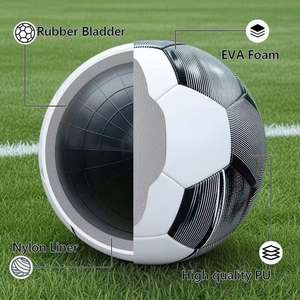 Pallone da Calcio Indoor/Outdoor Stile Coppa del Mondo 2026, Design a Basso Rimbalzo, Misura 5 per Allenamento e Partite - Product Image 5