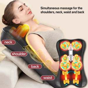 Almohada de masaje multifuncional para todo el hogar, para hombros y cuello, terapia mágica amasada, estera de masaje para la espalda, cojín de masaje - Product Image 4