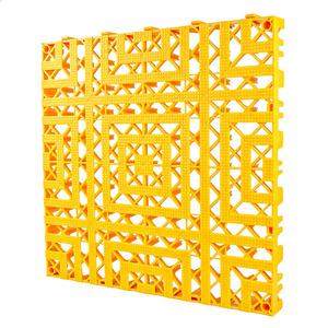 Rejilla de Plástico Encastrable Cuadrada Amarilla, Roja, Gris y Negra, Panel de Drenaje Antideslizante para Exteriores - Product Image 4