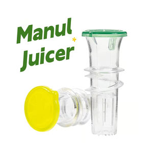 Exprimidor Manual de Limones y Cítricos Marca LM, Exprimidor Portátil de Plástico Fácil de Limpiar para Naranjas y Limas, Modelo LM25235 - Product Image 1