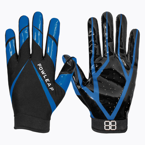 Gants de football d'<span class=keywords><strong>hiver</strong></span> épais professionnels à doigts complets avec impression en silicone personnalisée américaine, gants de football pour receveur, faible MOQ - Product Image 5