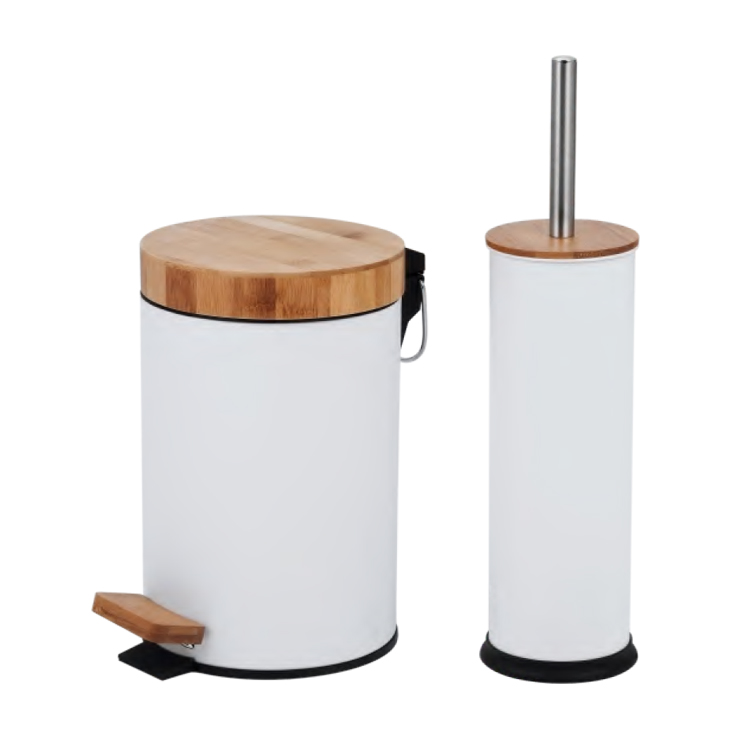 Bambus deckel Mll Mlleimer Abfall behlter Organizer Badezimmer Schritt  Mlleimer| Alibaba.com